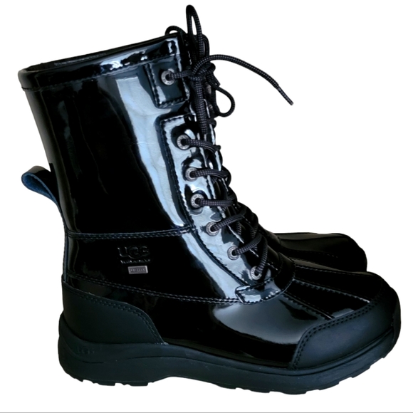 UGG Shoes - UGG ADIRONDACK III PATENT BLACK LEATHER WATERPROOF WOMEN'S BOOTS SIZE US 9 NWOB